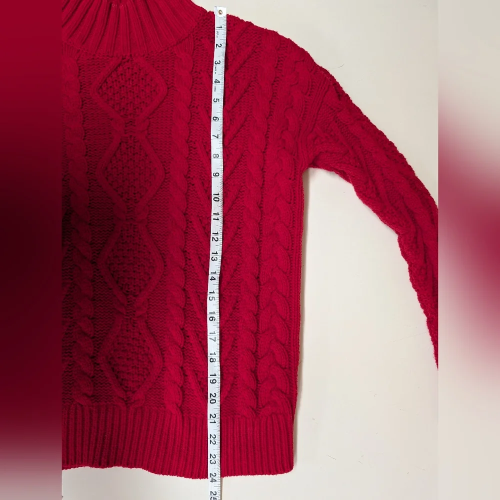 Ralph Lauren Cable Knit Turtleneck Sweater - Picture 8 of 9
